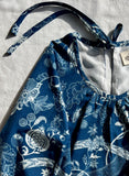 gigi blouse - indigo prints