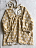 gigi blouse - gray & shell prints