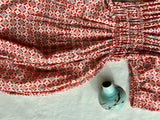 cottage dress - geo print