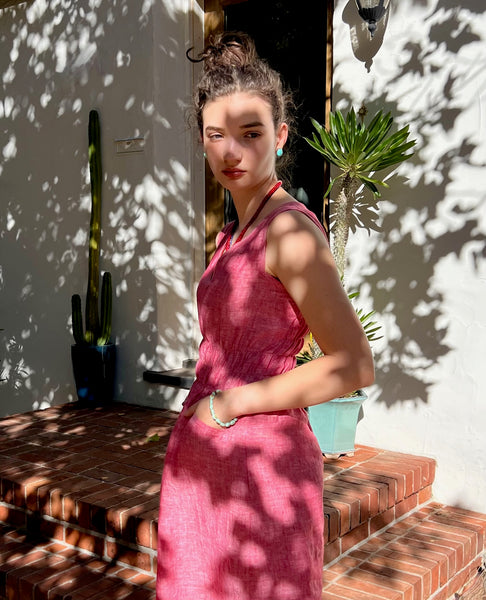 fiji dress - red