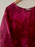 blouse - fucshia