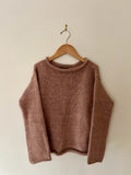 knitted sweater - blush