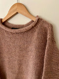 knitted sweater - blush