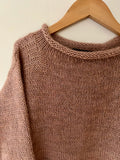 knitted sweater - blush